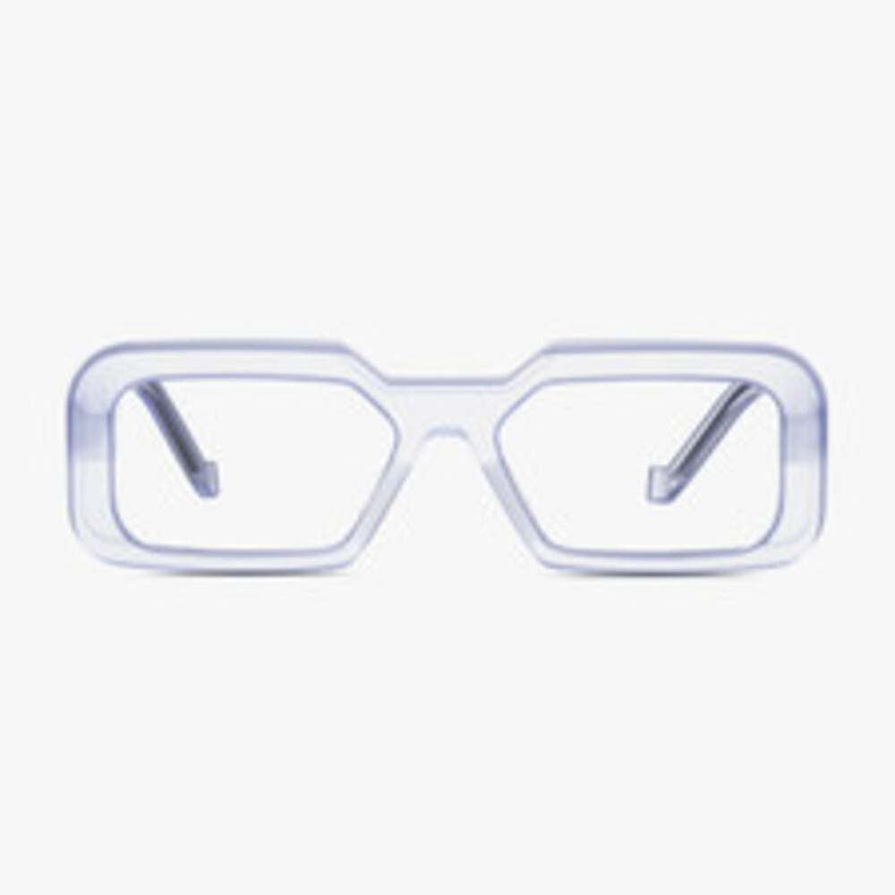 NWT Vava WL0051-CRIS-Mat SIL Cristal Matte Silver Hinge Eyeglasses